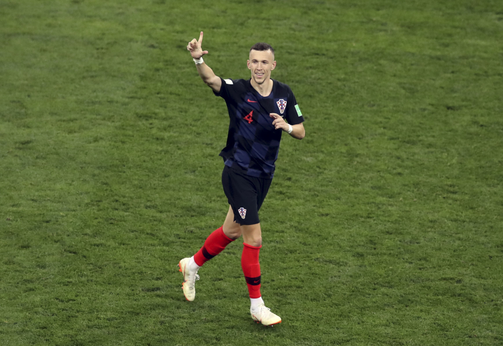 Ivan Perisic celebrates